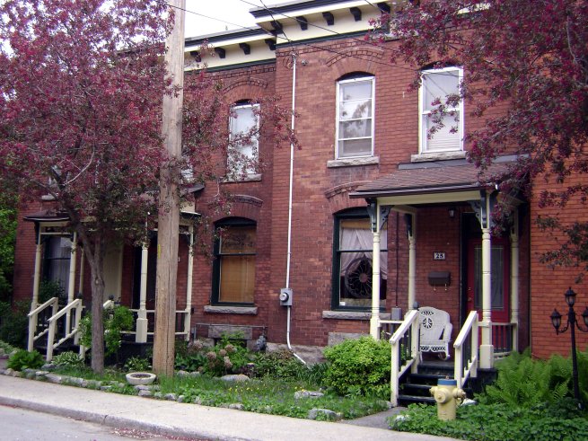 Typical residences on Lorne Avenue.
